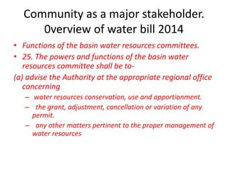 Subcatchment management plan | PPTX