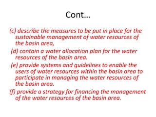 Subcatchment management plan | PPTX