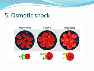 5. Osmotic shock
 
