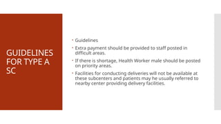 SUB -CENTER IN COMMUNITY HEALTH NUSRSING | PPTX