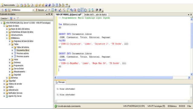 Subconsultas y consultas multitabla en bases de datos de sql server