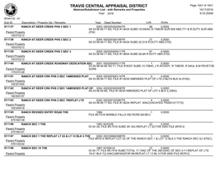 Subdivision and condominium report TCAD