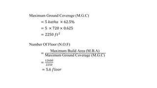 Subdivision Plan of A Residential Area | PDF