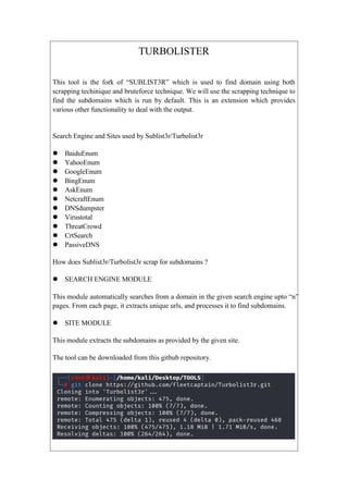 Subdomain enumeration is a crucial phase in cybersecurity, particularly ...