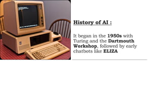 Comprehensive Overview of Artificial Intelligence: History, Types, and ...
