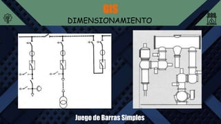 GIS
DIMENSIONAMIENTO
Juego de Barras Simples
 