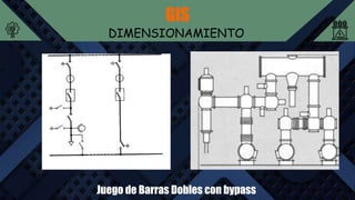 GIS
DIMENSIONAMIENTO
Juego de Barras Dobles con bypass
 