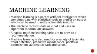 Subfields of Artificial Intelligence.pptx