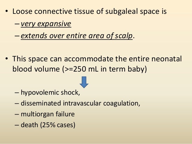 subgaleal hemorrhage subgaleal hemorrhage