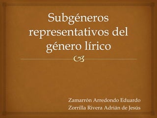 Zamarrón Arredondo Eduardo
Zorrilla Rivera Adrián de Jesús
 