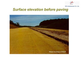 Surface elevation before paving

 
