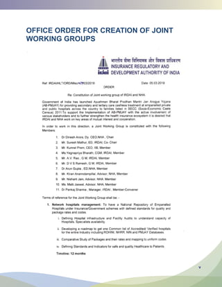 v
OFFI
WOR
ICE OR
RKING
RDER
GROU
FOR C
UPS
CREATTION OF JOINNT
 