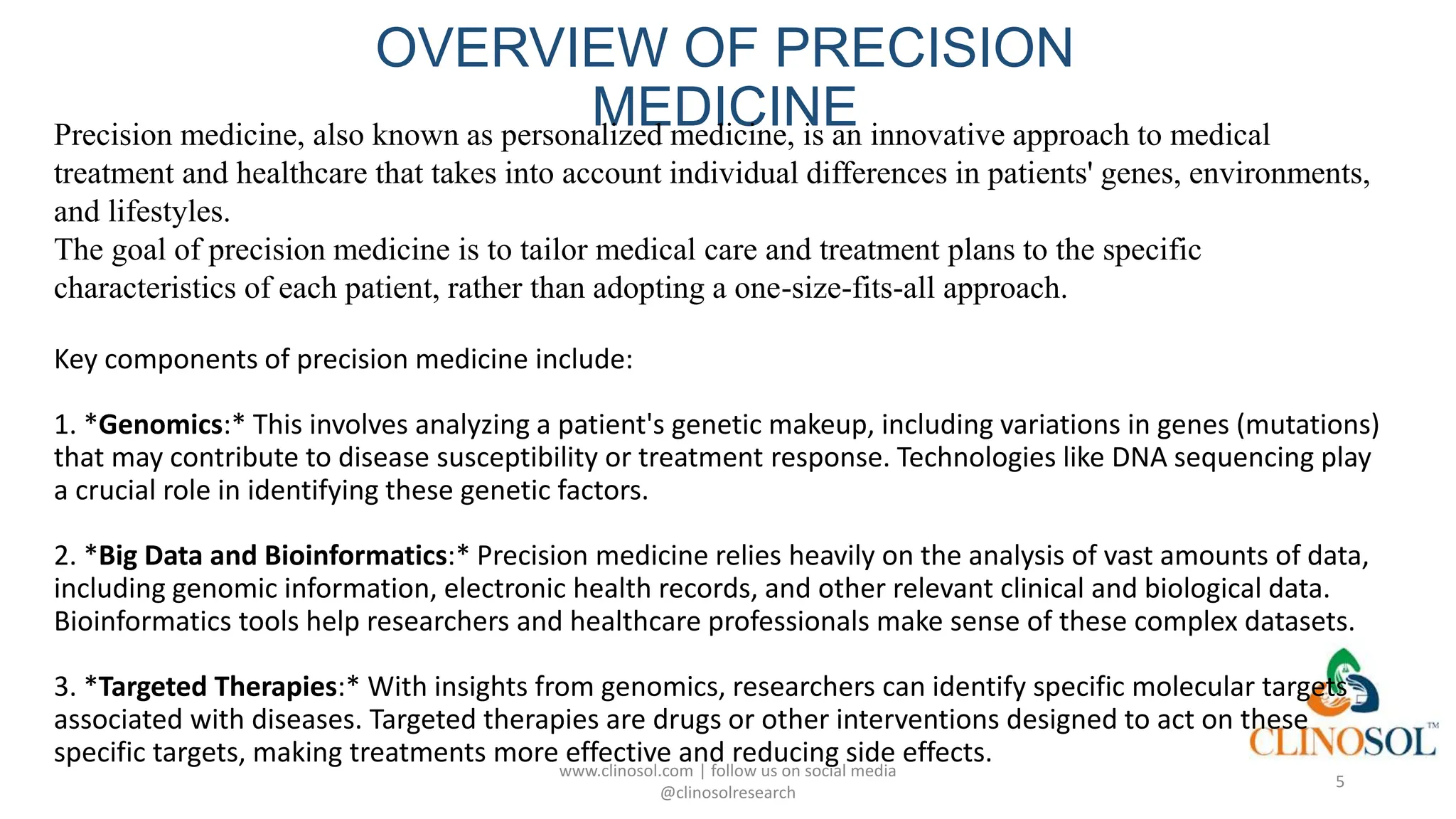 Emerging Technologies Shaping the Future of Precision Medicine | PPTX