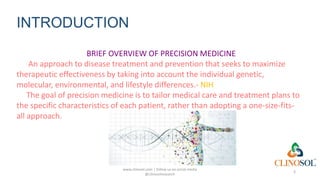 Emerging Technologies Shaping the Future of Precision Medicine | PPTX