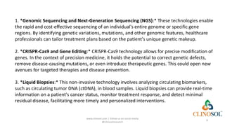 Emerging Technologies Shaping the Future of Precision Medicine | PPTX