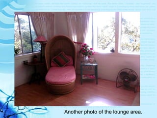 Another photo of the lounge area. 