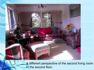 A different perspective of the second living room In the second floor. 