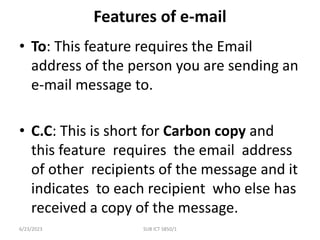 Sub Ict Notes For S6 Pptx