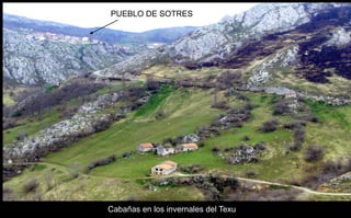 Cabañas en los invernales del Texu PUEBLO DE SOTRES 