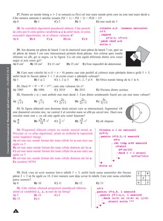 Numar Intreg Subiecte%20 cangurul%20matematic%20cls%209 10 | PDF