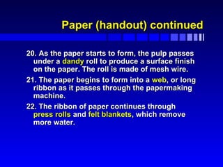 paper making | PPT