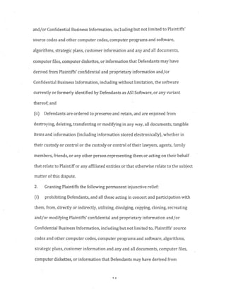 Subin Associates New York Defendants in Infringment Complaint