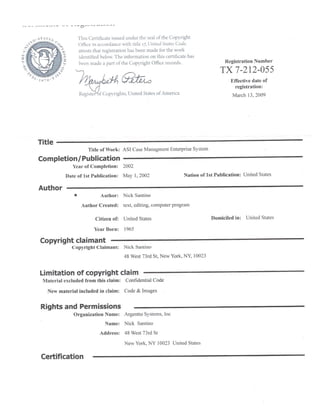 Subin Associates New York Defendants in Infringment Complaint