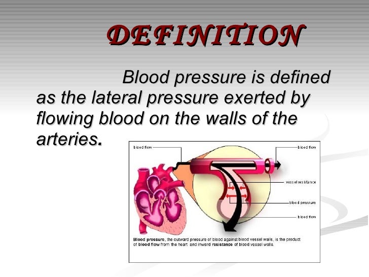 blood pressure definition