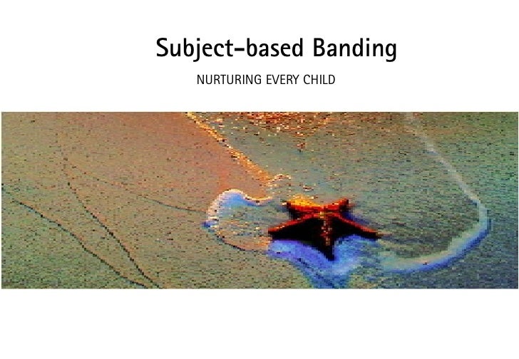 Subject Based Banding Bukit Panjang Pri Mathematics Curriculum