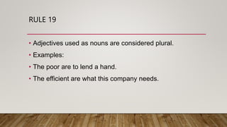 SUBJECT-VERB-AGREEMENT.pptx12345656556256529563 | PPTX
