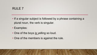 SUBJECT-VERB-AGREEMENT.pptx12345656556256529563 | PPTX