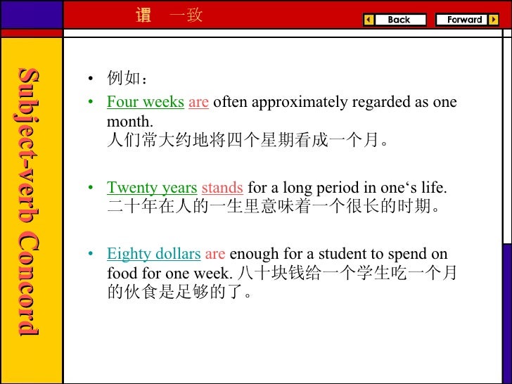 Subject Verb Concord