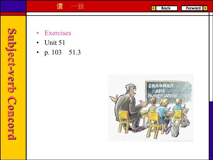 Subject Verb Concord