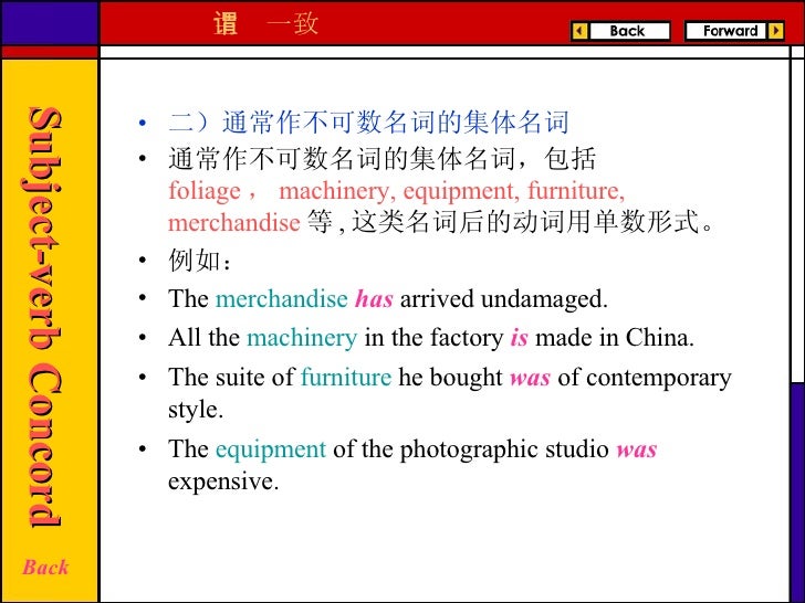 Subject Verb Concord
