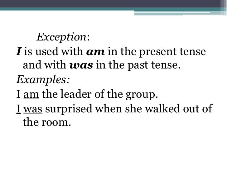 subject verb agreement verb agreement
