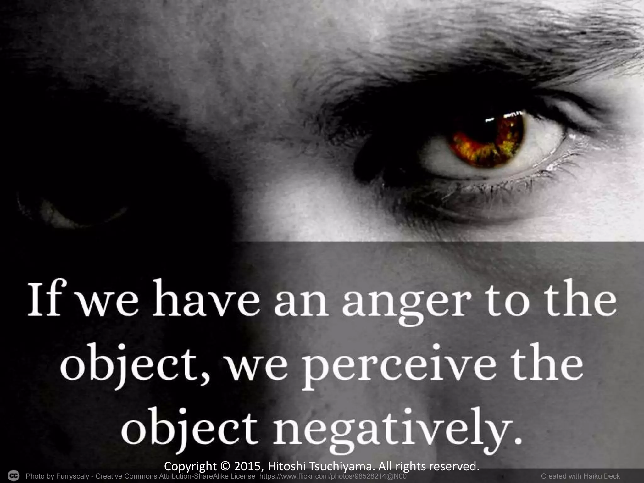 Photo by Furryscaly - Creative Commons Attribution-ShareAlike License https://www.flickr.com/photos/98528214@N00 Created with Haiku Deck
Copyright © 2015, Hitoshi Tsuchiyama. All rights reserved.
 