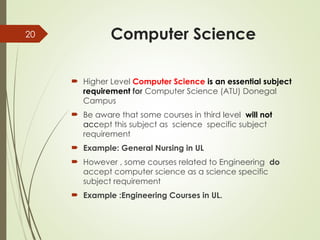 Subject Choice Presentation Ballinrobe CS2025 | PPT