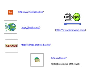 Subject gateway knowledge organisation