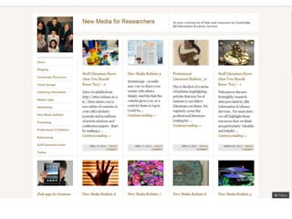 Library Services for Faculty
