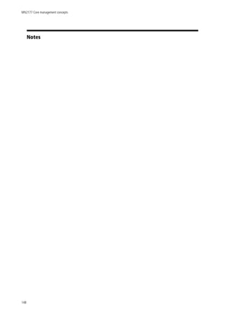 Notes
MN2177 Core management concepts
148
 