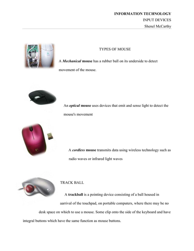 input Devices | PDF
