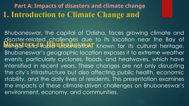 Subjective Assignment on Impacts of Disaster Management on city.pptx