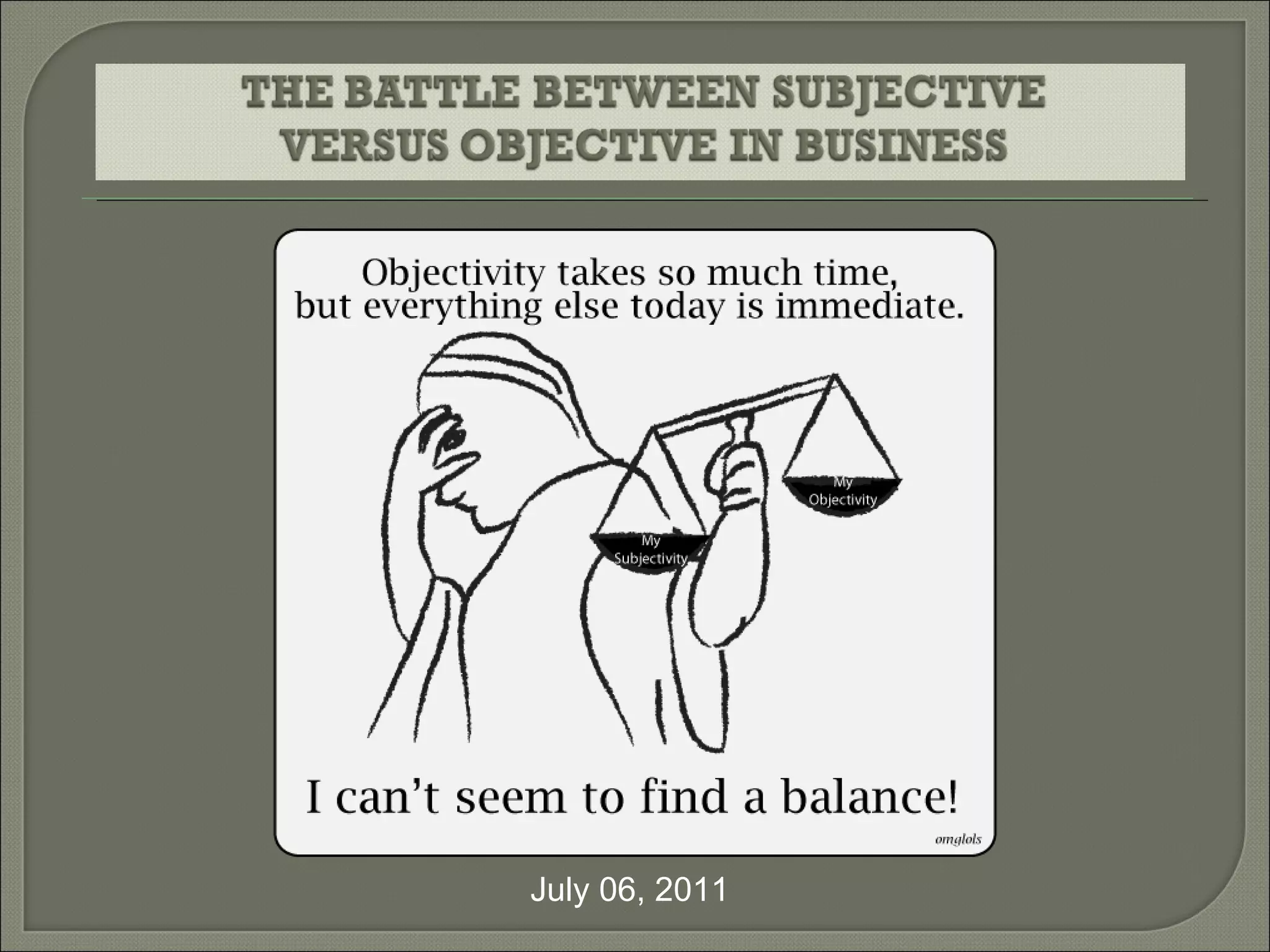 Subjective Vs Objective Culture | PPT