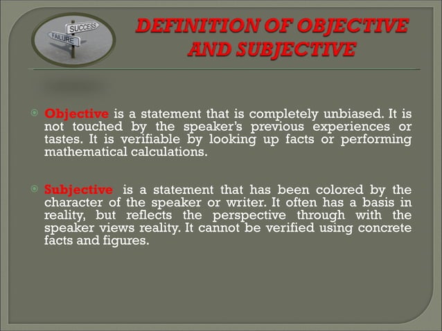 Subjective Vs Objective Culture | PPT