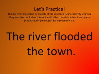 Subject predicate object ppt | PPTX