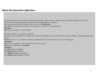 Subject pronouns X possessive adjectives.ppt