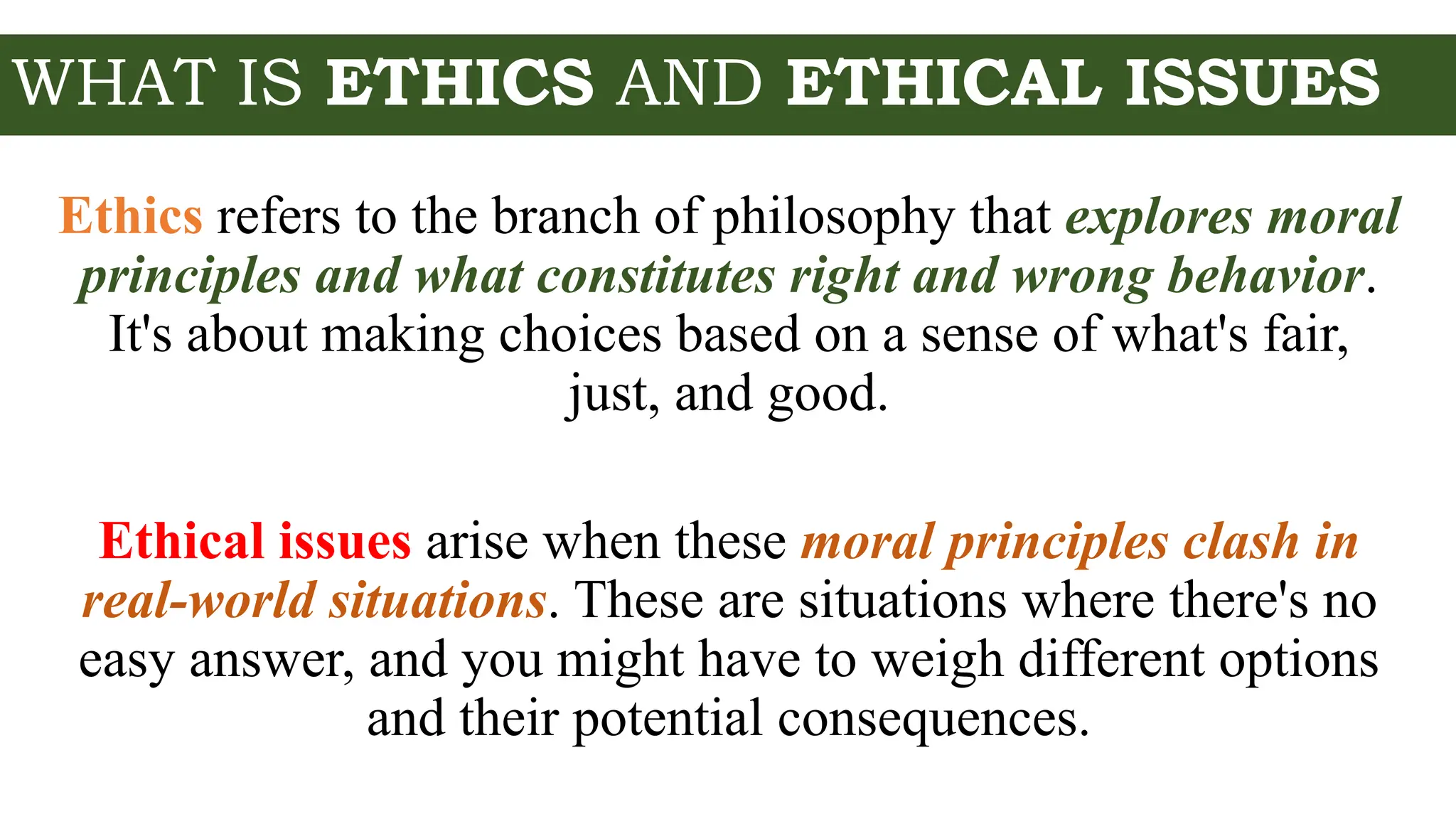 SUBJECT SPECIFIC ETHICAL ISSUES IN STUDY PPTX