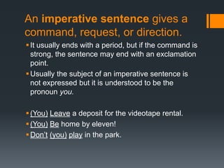 Subjects & predicates | PPTX