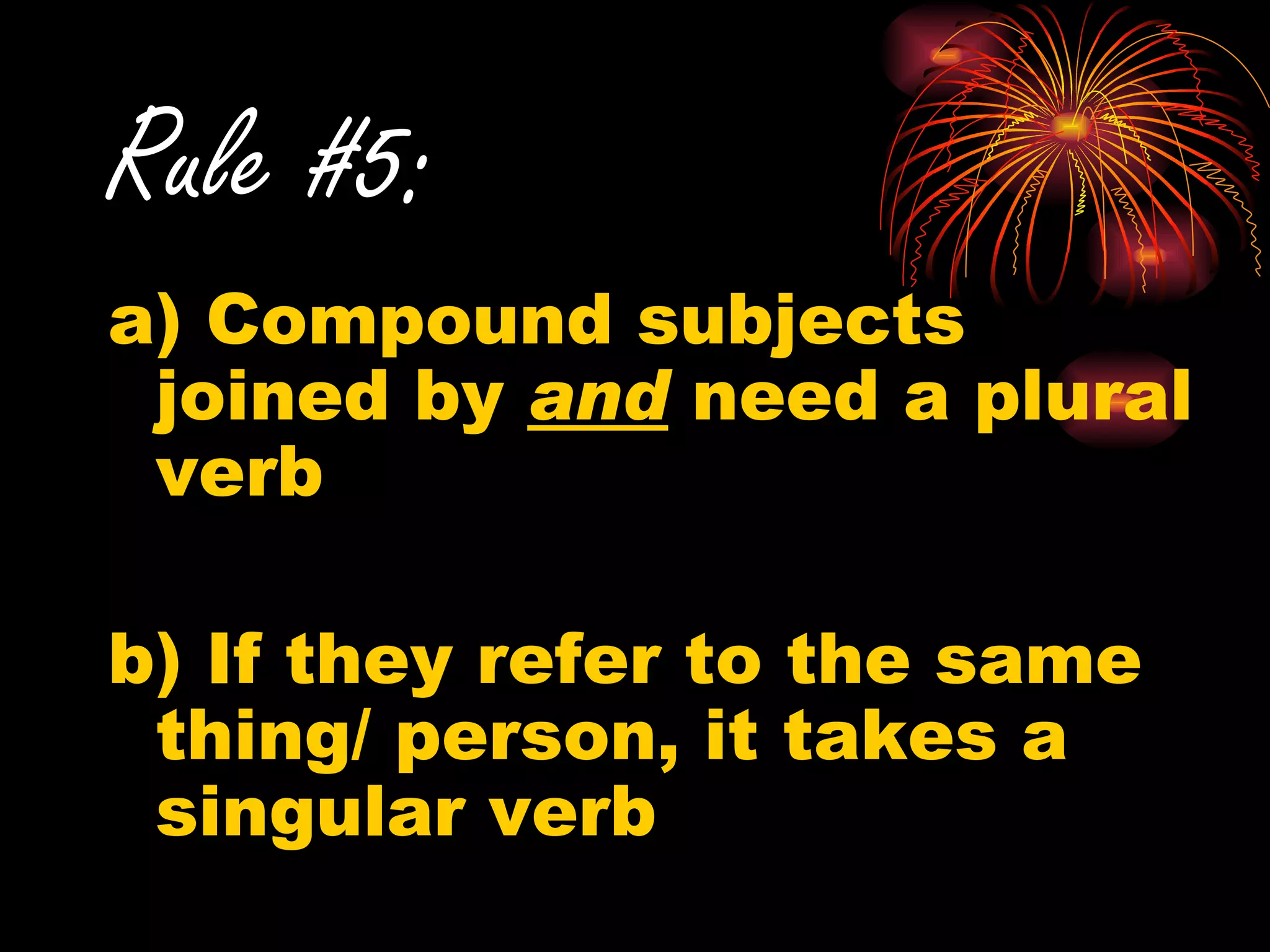 Rules Of Subject Verb Agreement Powerpointcraigslist Personals Topeka Kansas - 6mzcj9h