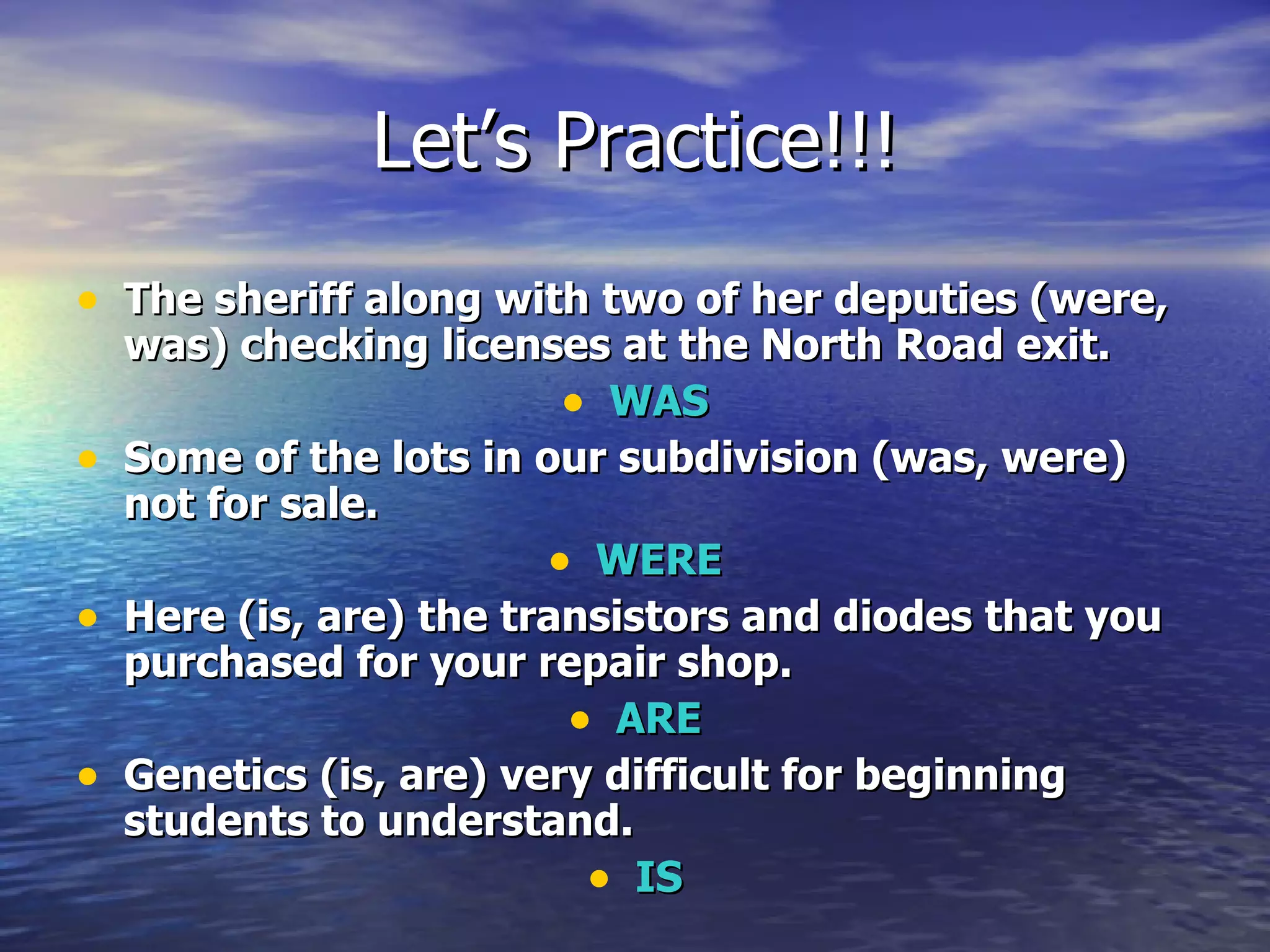 Subject Verb Agreement 2 PPT subject-verb-agreement-2-ppt